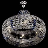 Люстра Венеция Кольцо с подвесом Синяя в Химках Люстра Венеция Кольцо с подвесом Синяя в Химках