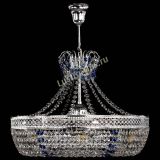 Люстра Венеция Кольцо с подвесом Синяя в Химках Люстра Венеция Кольцо с подвесом Синяя в Химках