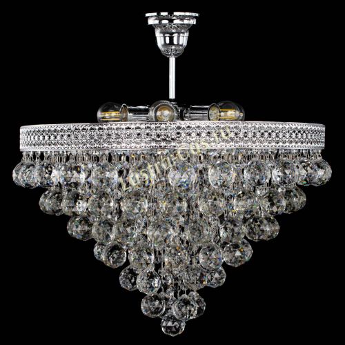 Люстра Венеция Пирамида шар 40 в Химках Гусь Хрустальный