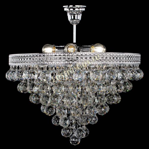 Люстра Венеция Пирамида шар 40 в Химках Гусь Хрустальный