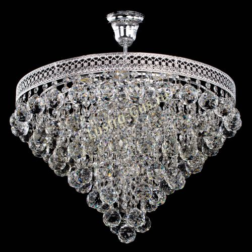 Люстра Венеция Пирамида шар 40 в Химках Гусь Хрустальный