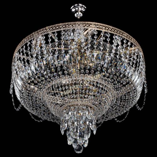 Люстра Венеция Водопад Каскад №13 с подвесом в Химках Гусь Хрустальный