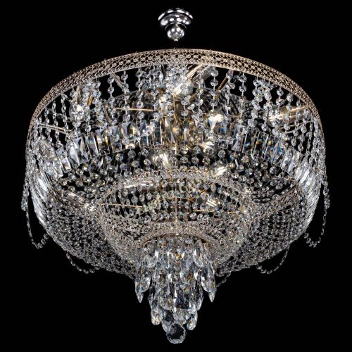 Люстра Венеция Водопад Каскад №13 с подвесом в Химках Гусь Хрустальный
