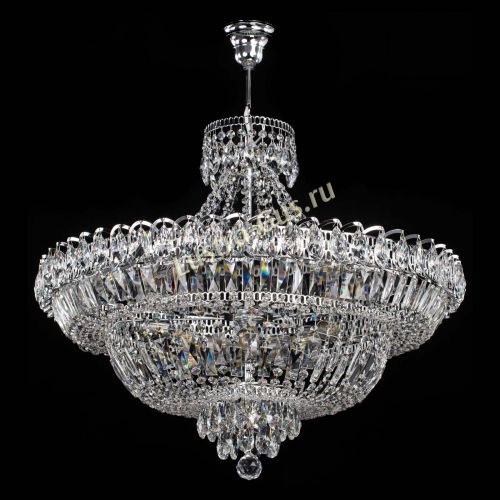 Люстра Водопад с подвесом  в Химках Гусь Хрустальный