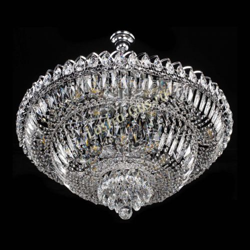 Люстра Водопад с подвесом  в Химках Гусь Хрустальный