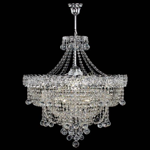 Люстра Водопад Софья №8 с подвесом  в Химках Гусь Хрустальный