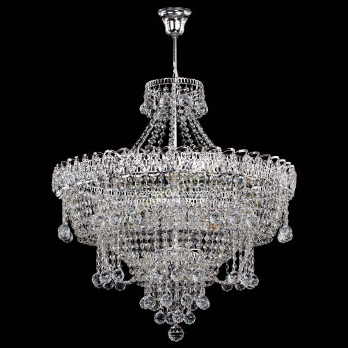 Люстра Водопад Софья №8 с подвесом  в Химках Гусь Хрустальный