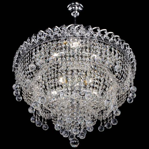 Люстра Водопад Софья №8 с подвесом  в Химках Гусь Хрустальный