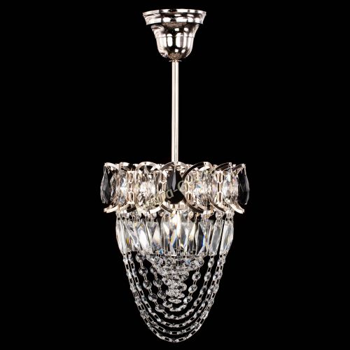 Люстра Водоворот №1 мини с подвесом черная в Химках Гусь Хрустальный