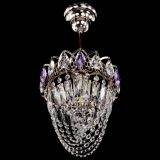 Люстра Водоворот №1 мини с подвесом фиолетовая в Химках Люстра Водоворот №1 мини с подвесом фиолетовая в Химках