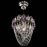 Люстра Водоворот №1 мини с подвесом фиолетовая в Химках Люстра Водоворот №1 мини с подвесом фиолетовая в Химках