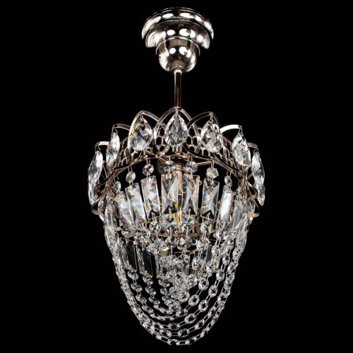 Люстра Водоворот №1 мини с подвесом в Химках Гусь Хрустальный