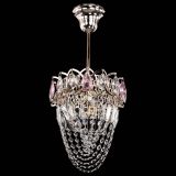 Люстра Водоворот №1 мини с подвесом розовая в Химках