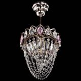 Люстра Водоворот №1 мини с подвесом розовая в Химках