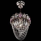 Люстра Водоворот №1 мини с подвесом розовая в Химках