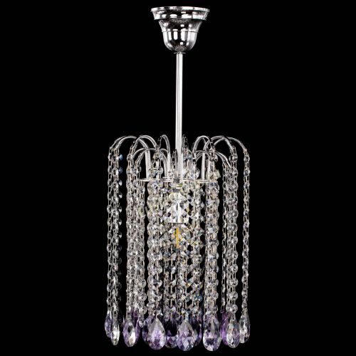 Люстра Зима капель журавлик фиолетовая в Химках Люстра Зима капель журавлик фиолетовая в Химках