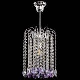 Люстра Зима капель журавлик фиолетовая в Химках Люстра Зима капель журавлик фиолетовая в Химках