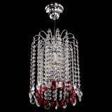 Люстра Зима капель журавлик красная в Химках