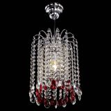 Люстра Зима капель журавлик красная в Химках