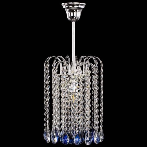 Люстра Зима капель журавлик синяя в Химках Гусь Хрустальный