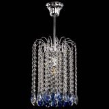 Люстра Зима капель журавлик синяя в Химках