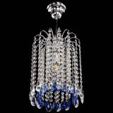 Люстра Зима капель журавлик синяя в Химках