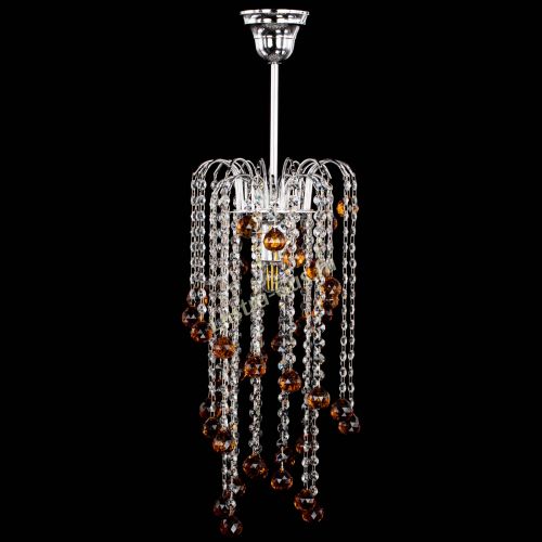 Люстра Зима каскад шар 30 чайная в Химках Гусь Хрустальный