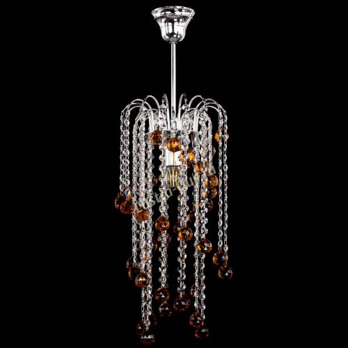 Люстра Зима каскад шар 30 чайная в Химках Гусь Хрустальный