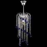 Люстра Зима каскад шар 30 синяя в Химках Люстра Зима каскад шар 30 синяя в Химках
