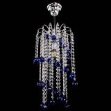 Люстра Зима каскад шар 30 синяя в Химках Люстра Зима каскад шар 30 синяя в Химках
