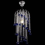 Люстра Зима каскад шар 30 синяя в Химках Люстра Зима каскад шар 30 синяя в Химках