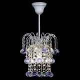 Люстра Зима шар фиолетовая (белая патина) в Химках Люстра Зима шар фиолетовая (белая патина) в Химках