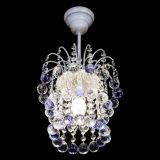 Люстра Зима шар фиолетовая (белая патина) в Химках Люстра Зима шар фиолетовая (белая патина) в Химках