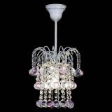 Люстра Зима шар розовая (белая патина) в Химках Люстра Зима шар розовая (белая патина) в Химках