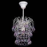 Люстра Зима шар розовая (белая патина) в Химках Люстра Зима шар розовая (белая патина) в Химках