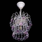 Люстра Зима шар розовая (белая патина) в Химках Люстра Зима шар розовая (белая патина) в Химках