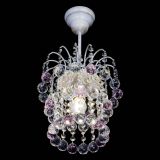 Люстра Зима шар розовая (белая патина) в Химках Люстра Зима шар розовая (белая патина) в Химках