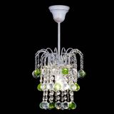 Люстра Зима шар зеленая (белая патина)  в Химках