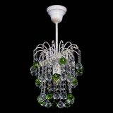 Люстра Зима шар зеленая (белая патина)  в Химках