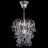 Люстра Зима шар фиолетовая в Химках