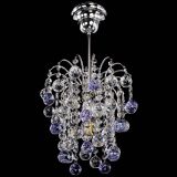 Люстра Зима шар фиолетовая в Химках