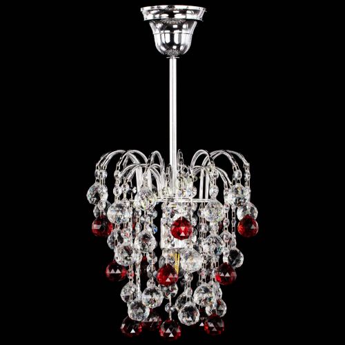 Люстра Зима шар красная в Химках Гусь Хрустальный