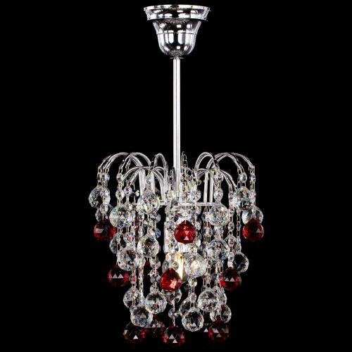 Люстра Зима шар красная в Химках Гусь Хрустальный
