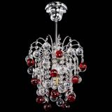 Люстра Зима шар красная в Химках