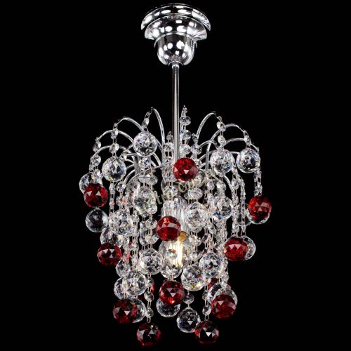 Люстра Зима шар красная в Химках Гусь Хрустальный