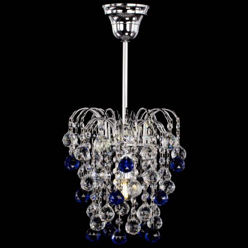 Люстра Зима шар синяя в Химках Гусь Хрустальный
