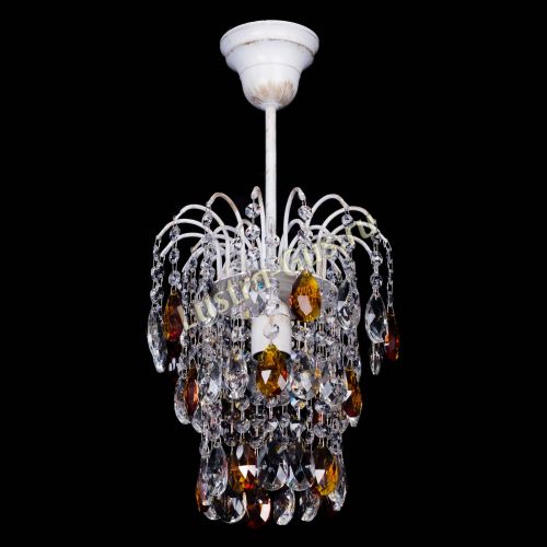 Люстра Зима журавлик чайная (белая патина) в Химках Гусь Хрустальный