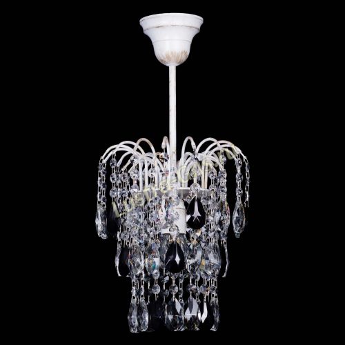 Люстра Зима журавлик черная (белая патина) в Химках Люстра Зима журавлик черная (белая патина) в Химках