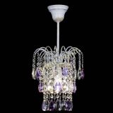 Люстра Зима журавлик фиолетовая (белая патина) в Химках Люстра Зима журавлик фиолетовая (белая патина) в Химках