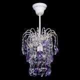 Люстра Зима журавлик фиолетовая (белая патина) в Химках Люстра Зима журавлик фиолетовая (белая патина) в Химках